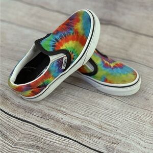 Vans tie-dye size 11 little kids